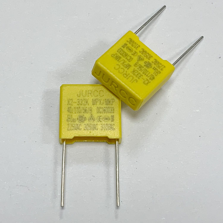 X2安规电容0.0033UF 332K310VAC P10 12*5*11